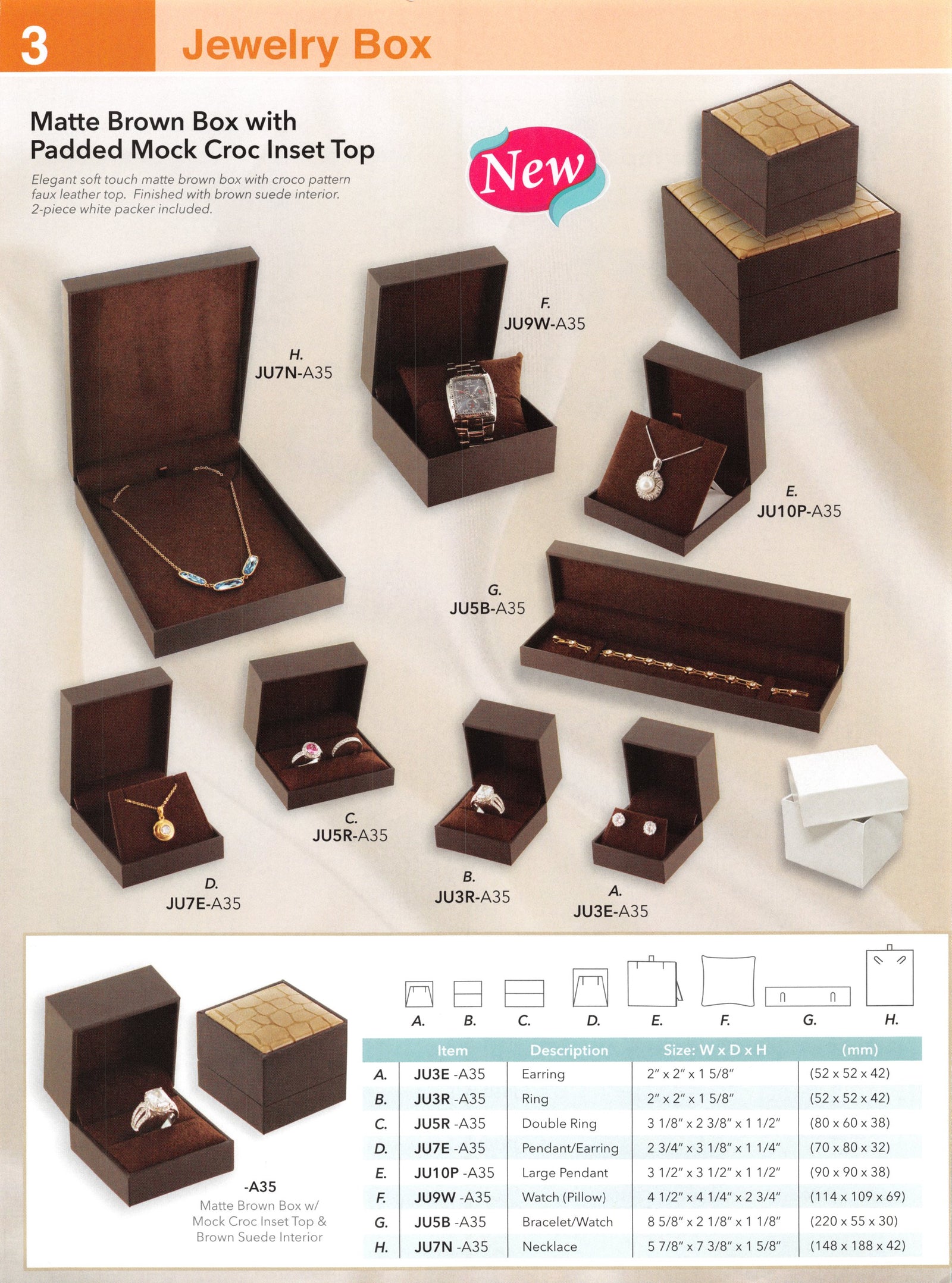 Catalog page — Padded Inset Top