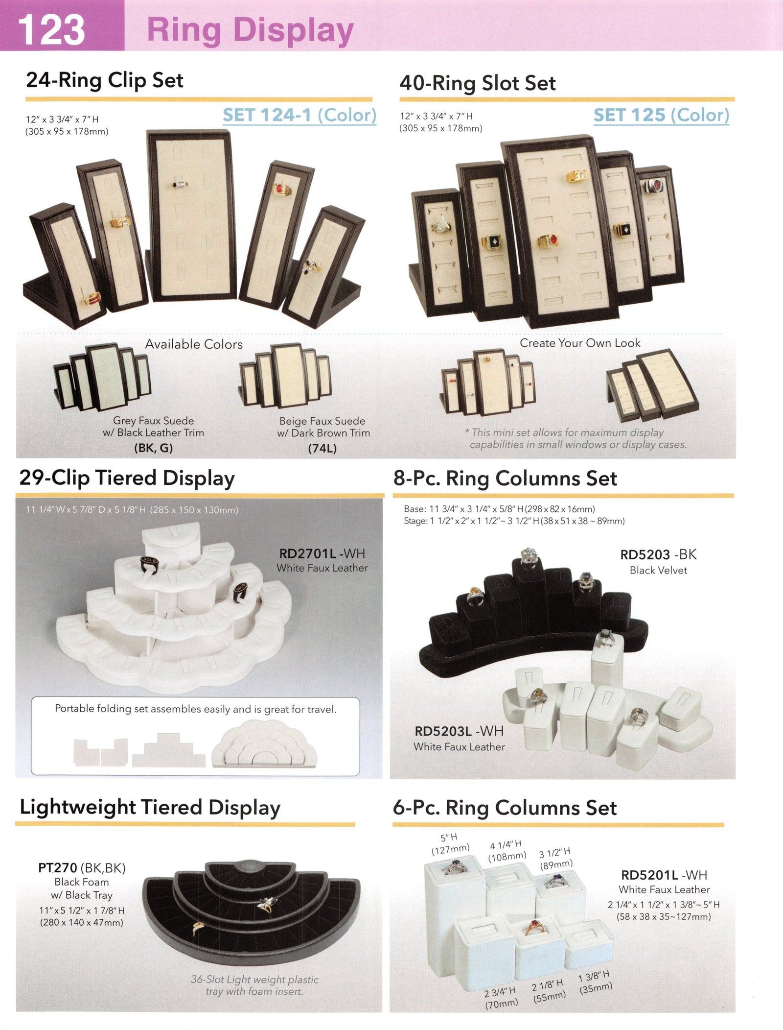 Catalog page — Showcase Set 125