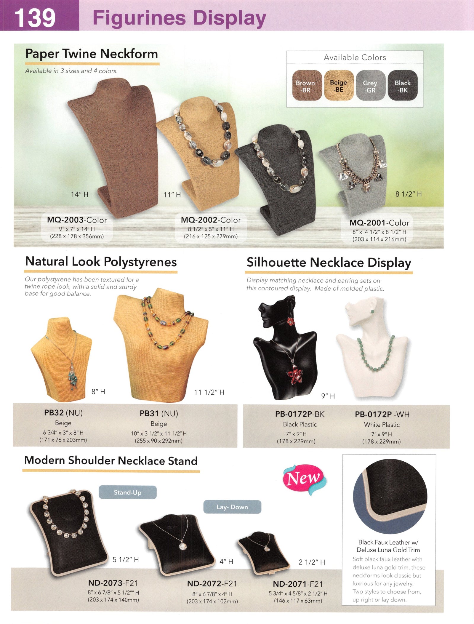 Catalog page — Natural Look Polystyrenes