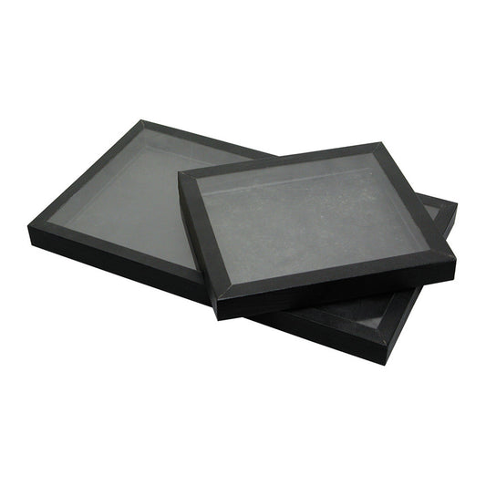 Estuches con tapa superior de acrílico