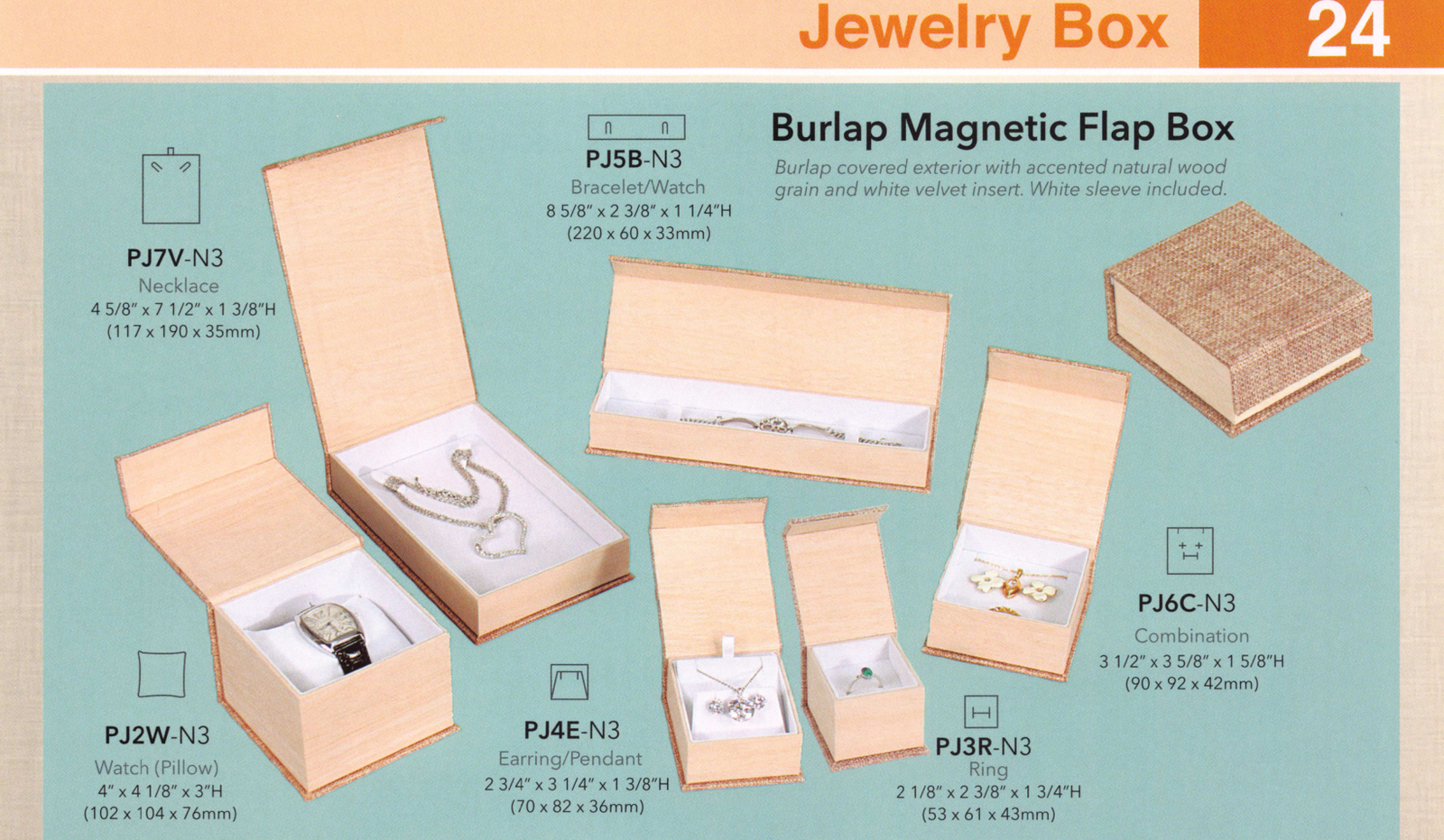 Catalog page — Magnetic Flap Boxes