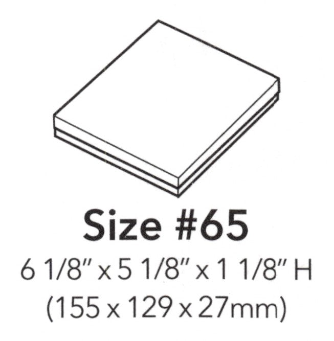 Box Cotton Filled #65 6 1/8 x 5 1/8 x 1 1/8