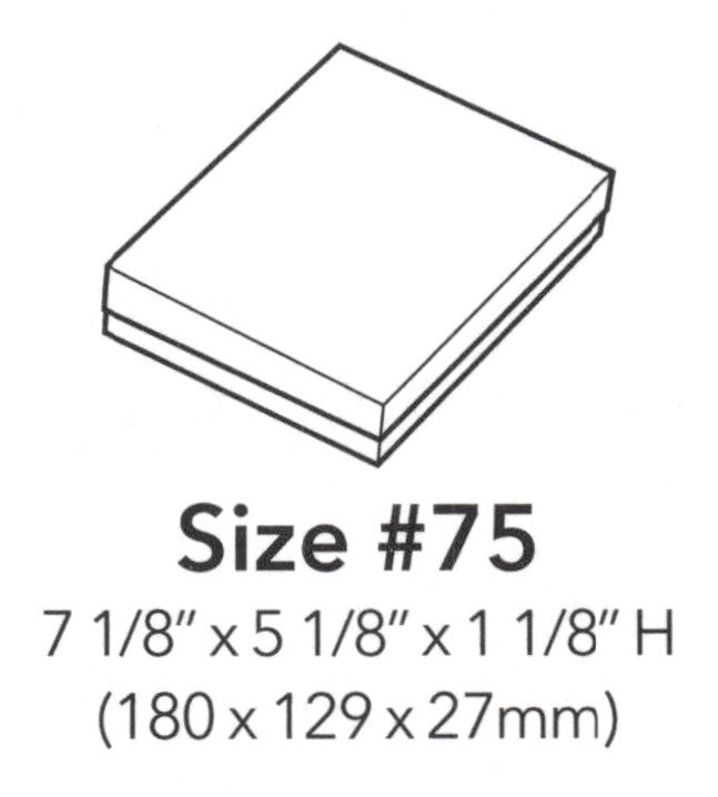Box Cotton Filled #75 7 1/8 x 5 1/8 x 1 1/8