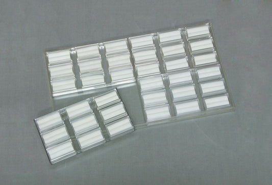 Large Trays with Gem Boxes — Black Foam