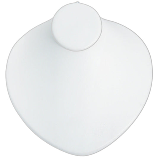 Black & White Slatwall Display — 8 1/4 x 15" H (210 x 380mm) — White Faux Leather