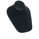 Long Wood Frame Lay-Down Bust — Black Velvet