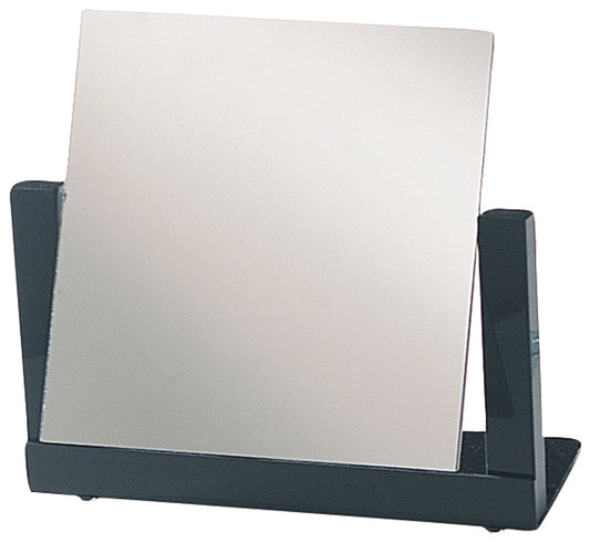 Square Glass Mirror — Black Acrylic Frame