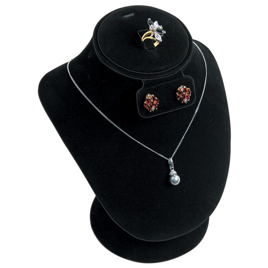 Combination Neckforms — Base Pad — 8 1/4" H — Black Velvet