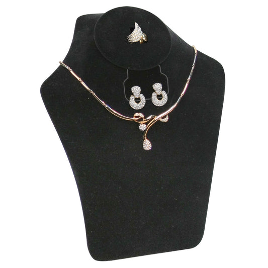 Combination Neckforms — Base Pad — 10 5/8" H — Black Velvet