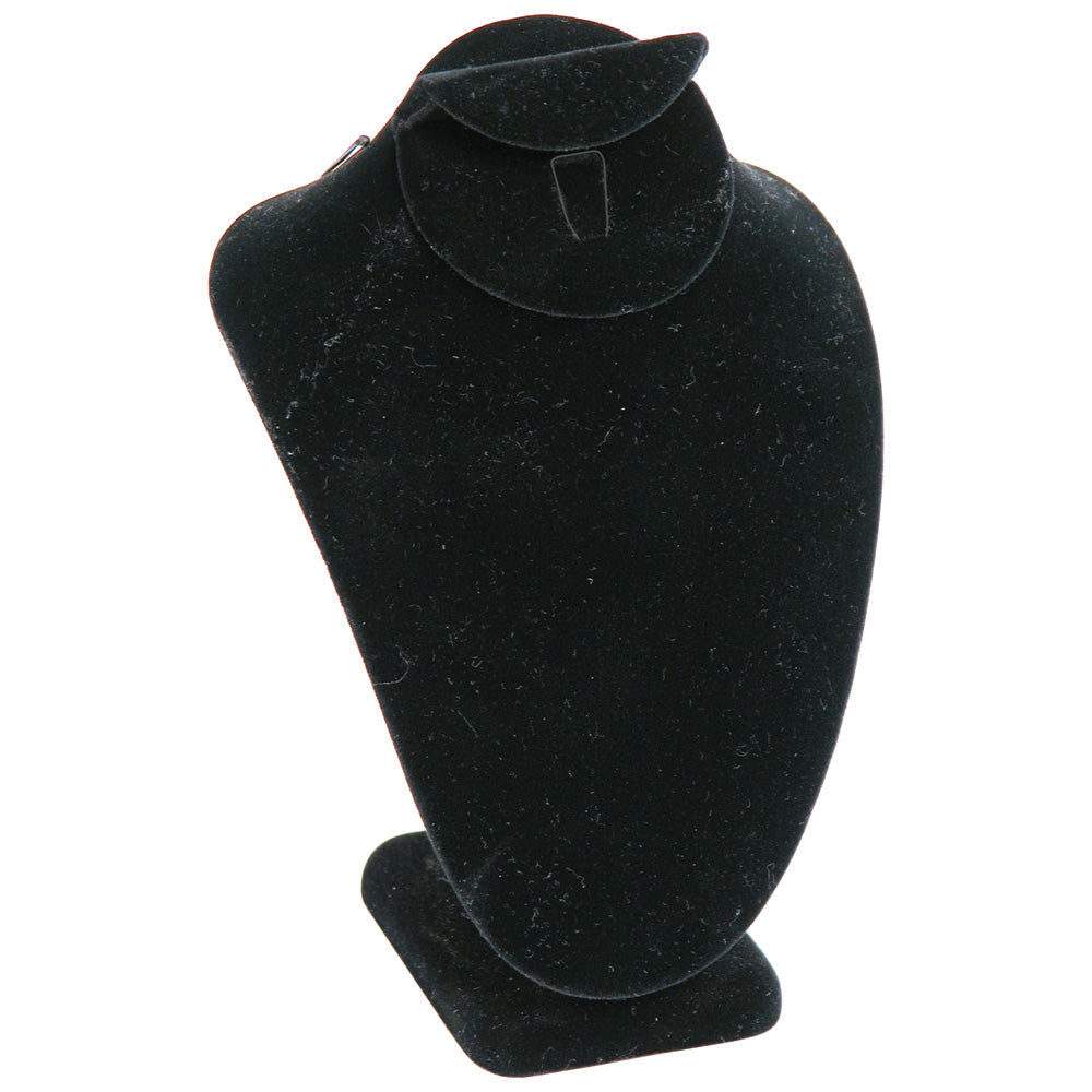Combination Neckforms — 6 1/4" H — Black Faux Leather