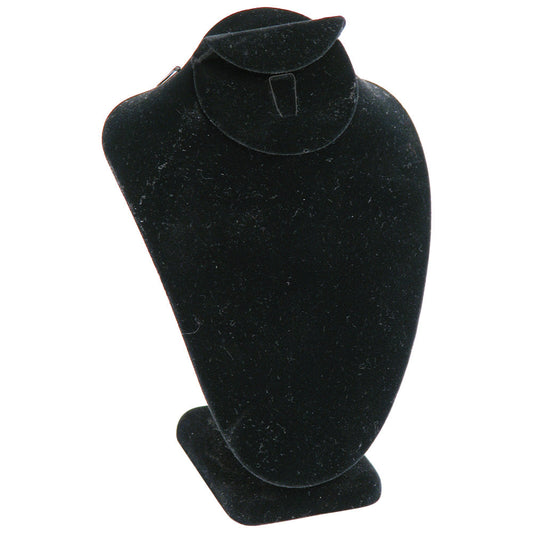 Combination Neckforms — 6 1/4" H — Black Faux Leather