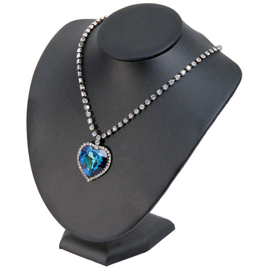 Versatile Neckform Display — Black Faux Leather