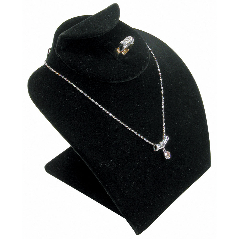 Combination Neckforms — 4" H — Black Velvet