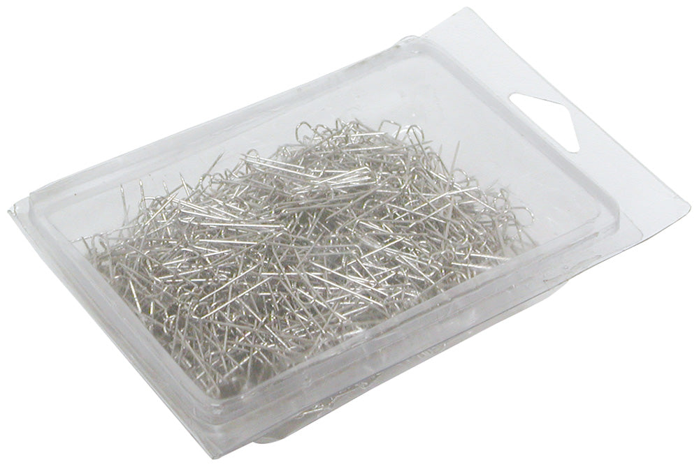 Jewelry Display U Pins — 1000 Pc/Pack — Silvertone