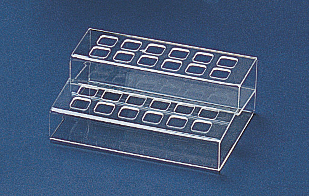 Lipstick Displays — Holds 2 Dozen, Square Hole — 8 x 5 1/2 x 2 7/8" H — Clear