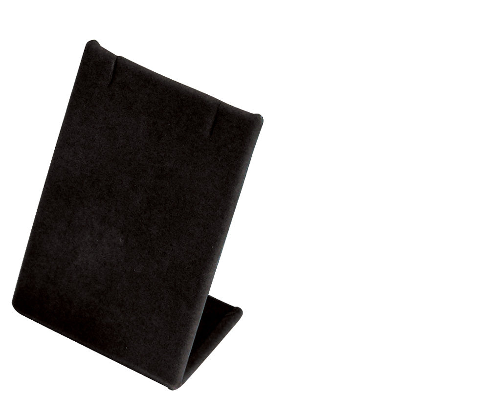 Earring Display Stand — 2 3/8 x 1 1/2 x 3 1/4" H — Black Velvet