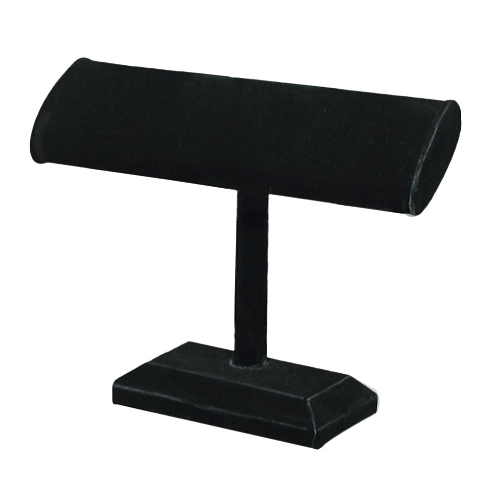 Oval Shape T-Bar — A — 7 1/2 x 6 1/2" H (191 x 165mm) — Black Velvet
