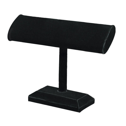 Oval Shape T-Bar — A — 7 1/2 x 6 1/2" H — Black Velvet
