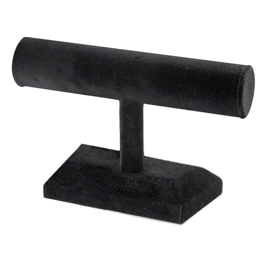 Round Shape Single T-Bar — E — 14 x 24" H (356 x 610mm) — Black Velvet