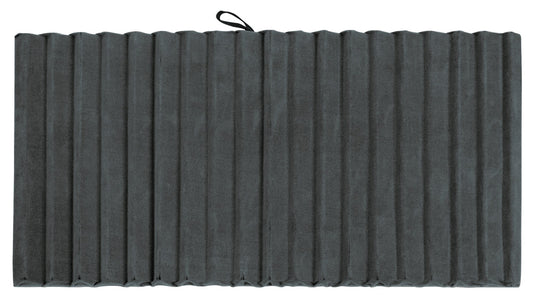 18-Slotted Tray Insert — Black Faux Leather