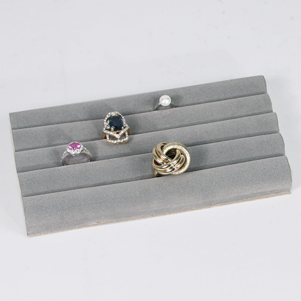 Continuous-Slot Ring Inserts — 7 1/2 x 4" (190 x 102mm) — Grey Velvet