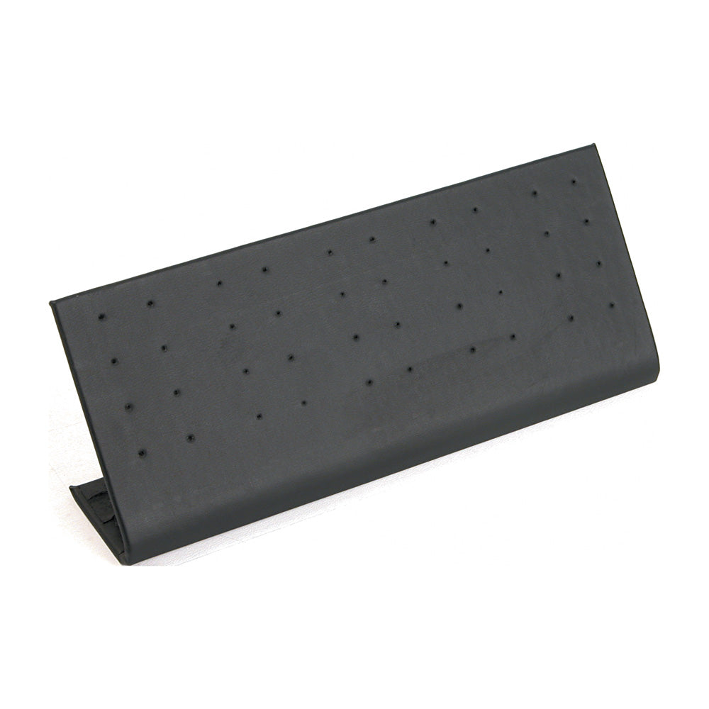 Multi-Earring Display Stand — Black Faux Leather