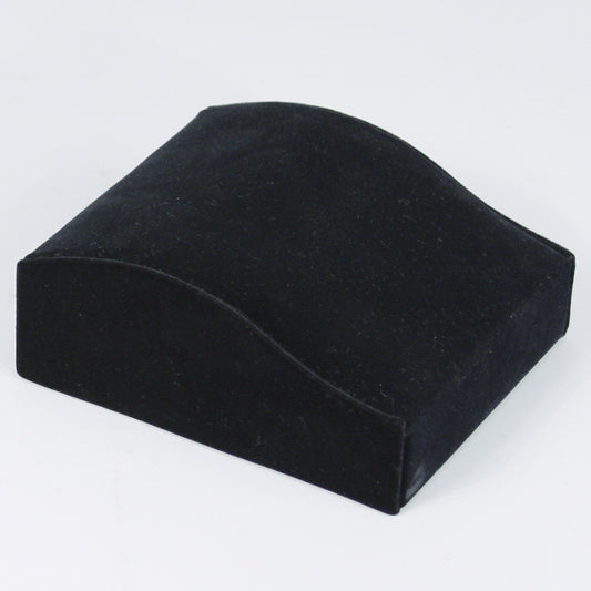 Contour Bracelet Display — 5 1/8 x 6 1/8 x 2 1/2" H — Black Velvet