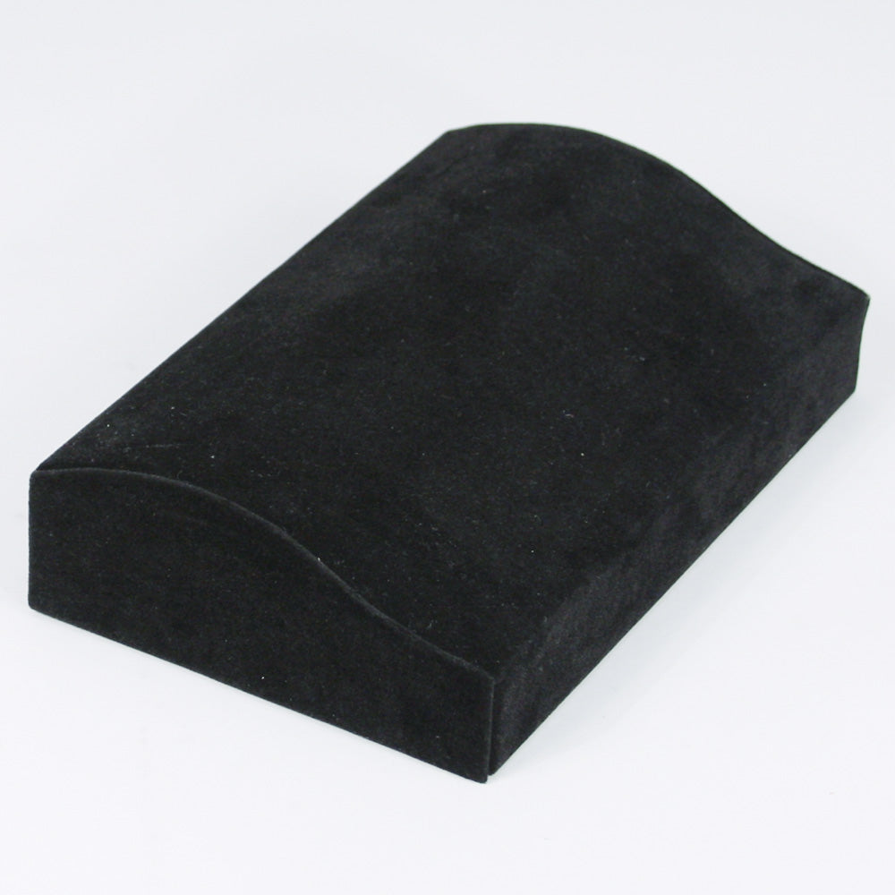 Contour Bracelet Display — 10 x 6 1/8 x 2 1/2" H (254 x 156 x 63mm) — Black Velvet