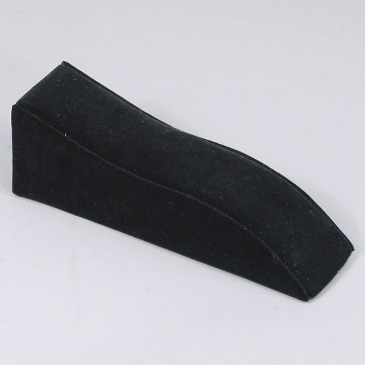 Contour Bracelet Display — 2 x 6 1/8 x 2 1/2" H — Black Velvet