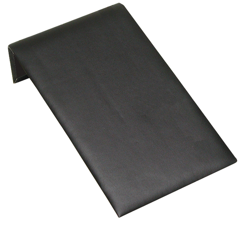 Bracelet Ramp — 4 3/4 x 8 x 2" H (121 x 202 x 51mm) — Black Faux Leather