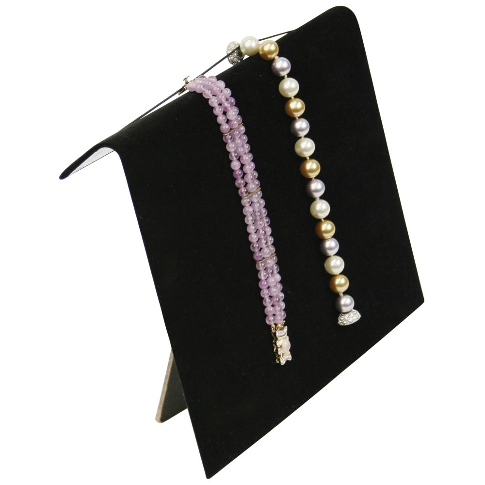 Flat Display Ramp — With Easel — 10 1/4 x 5 x 7 3/8" H — Black Velvet