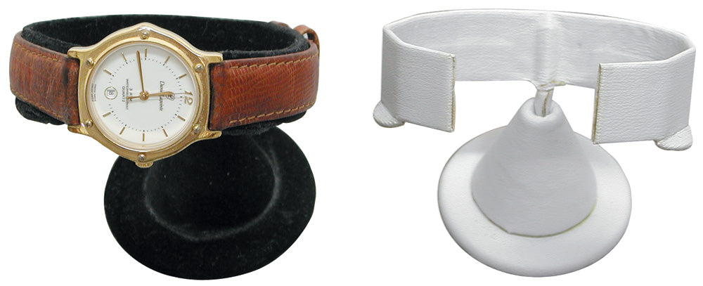 Horizontal Watch Display Stand — Black Velvet