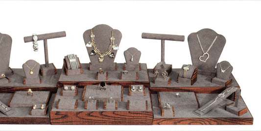 showcase-set-55 Grey Suede