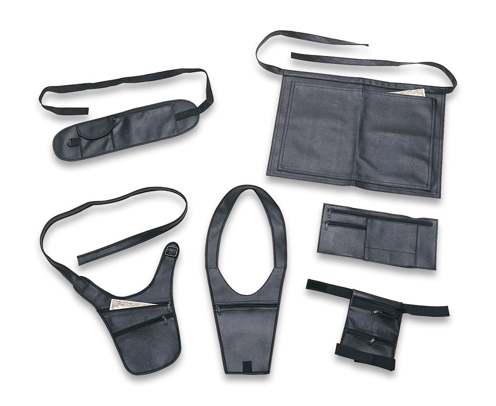 Security Wallets — Large Waist Wallet — 18 3/4 x 13 3/4" (476 x 350mm) — Black