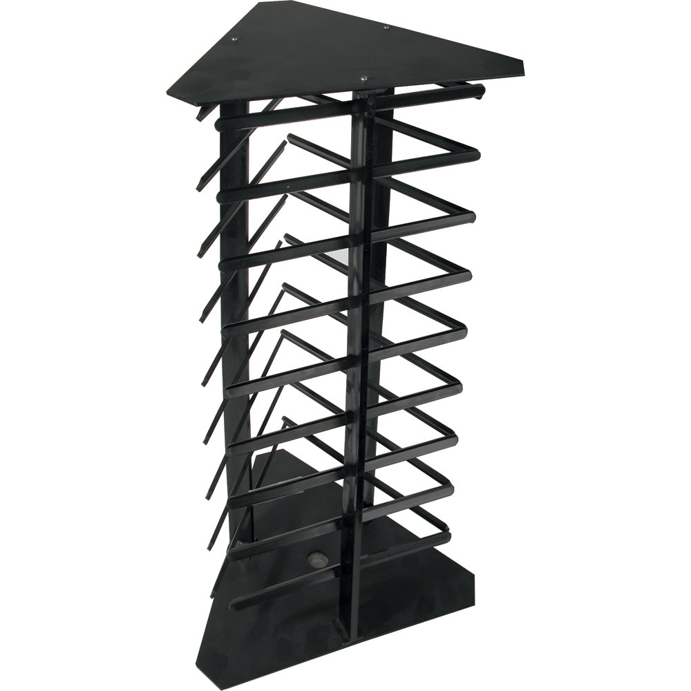 3-Sided Rotating Stand — Black Bar