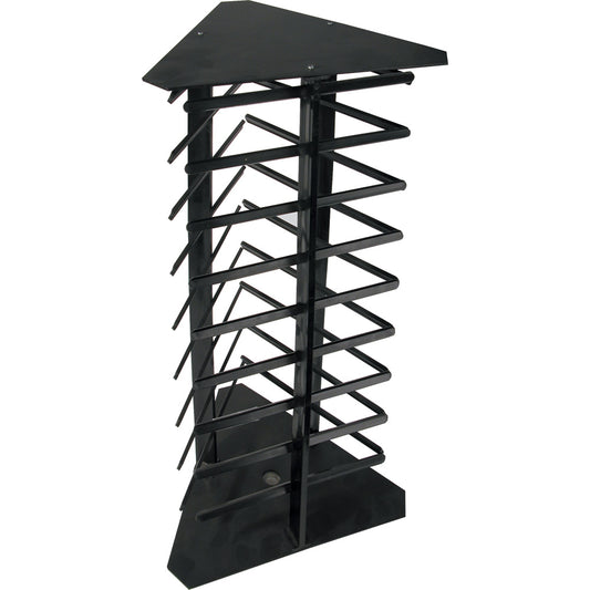 3-Sided Rotating Stand — Black Bar