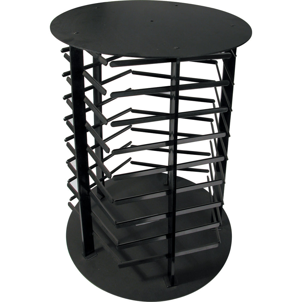 5-Sided Rotating Stand — Black Bar