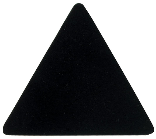 Triangular Display Pads — 3 x 3" — Black Velvet