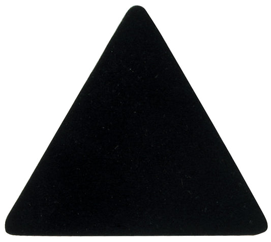 Triangular Display Pads — 4 x 4" (102 x 102mm) — Black Velvet