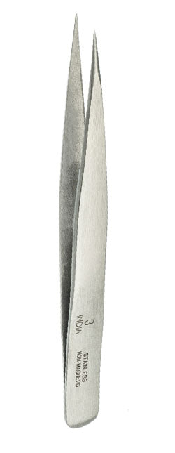 Serrated Tip Tweezer - Stainless Steel