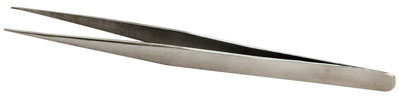 7" Stainless Steel Bent Tip Tweezer