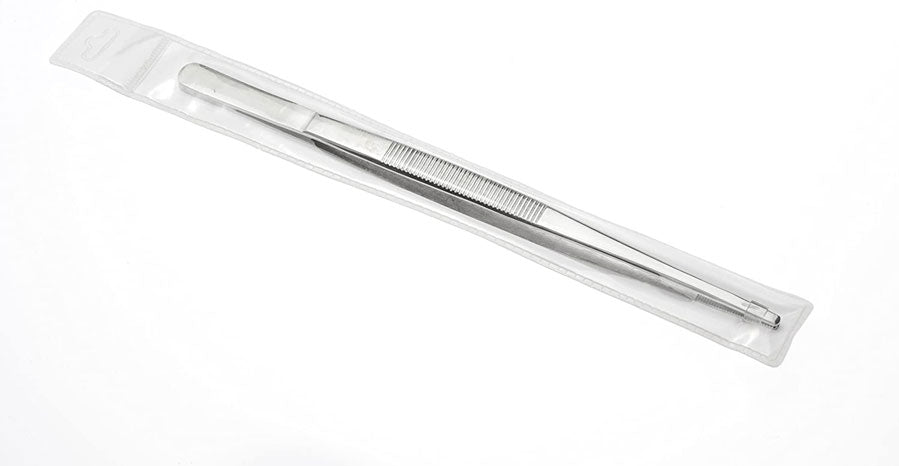 Serrated Tip Tweezer - Stainless Steel