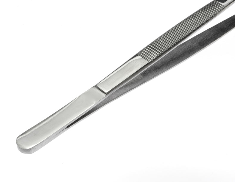 Serrated Tip Tweezer - Stainless Steel