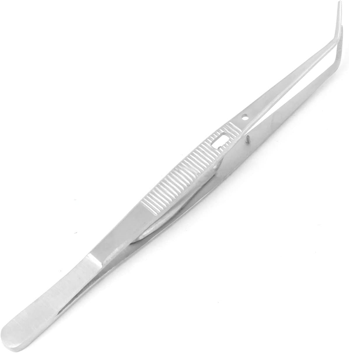 6" College Tweezer Curved