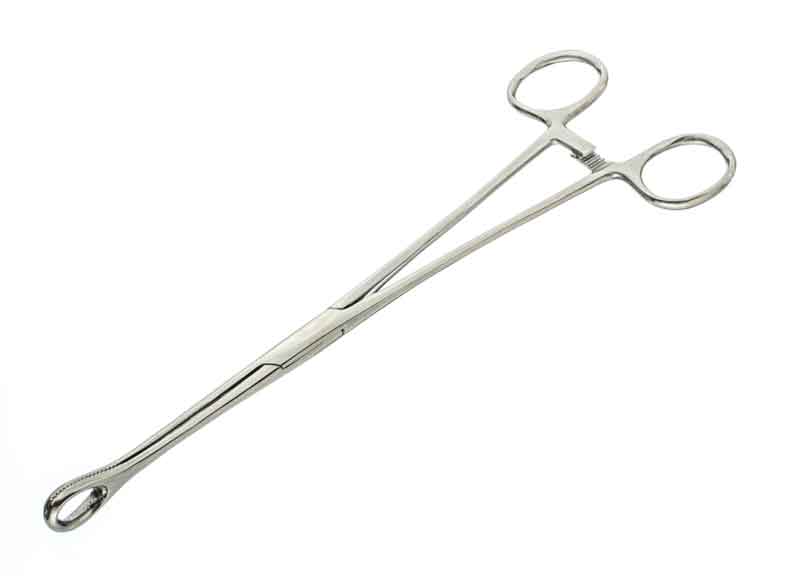 Straight Sponge Forceps- Stainless Steel