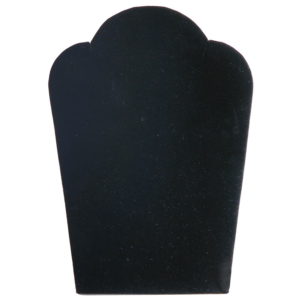 Necklace Display with Easel — 3 3/4 x 5 1/4" H — Black Velvet
