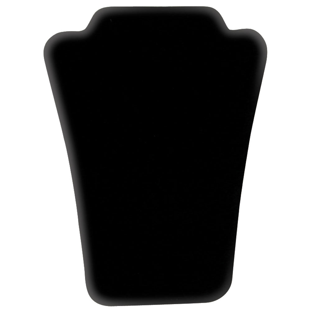 Necklace Display with Easel — 4 1/2 x 5 1/2" H (A) — Black Velvet