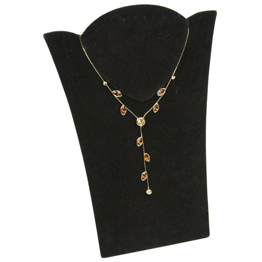 Necklace Display with Easel — 8 1/8 x 11 3/8" H (A) — Black Velvet