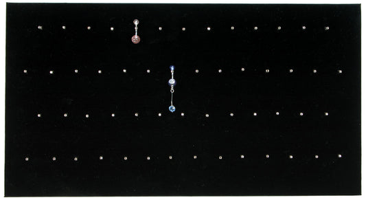 Body Jewelry Pads — 54 Hooks — Black Velvet