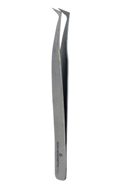 3.1/2" Stainless Steel Curved Rounded Tip Tweezer,Made in China: Closeout